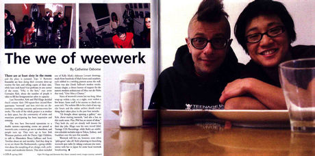 Germaine Koh - Catherine Osborne, The we of weewerk, Lola 15, Spring 2003