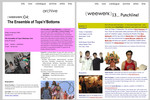 Germaine Koh - examples of web pages for (weewerk) salon events, from http://www.weewerk.com